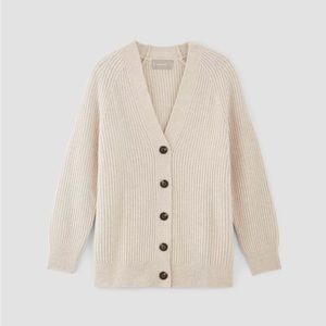 **Tags On** Felted Merino Wool Cardigan